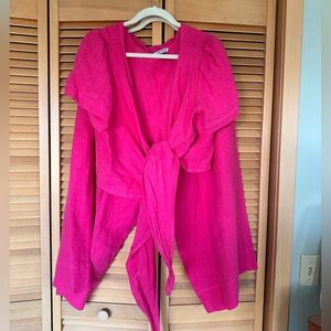 Nettle Studios Hot Pink Linen Set
